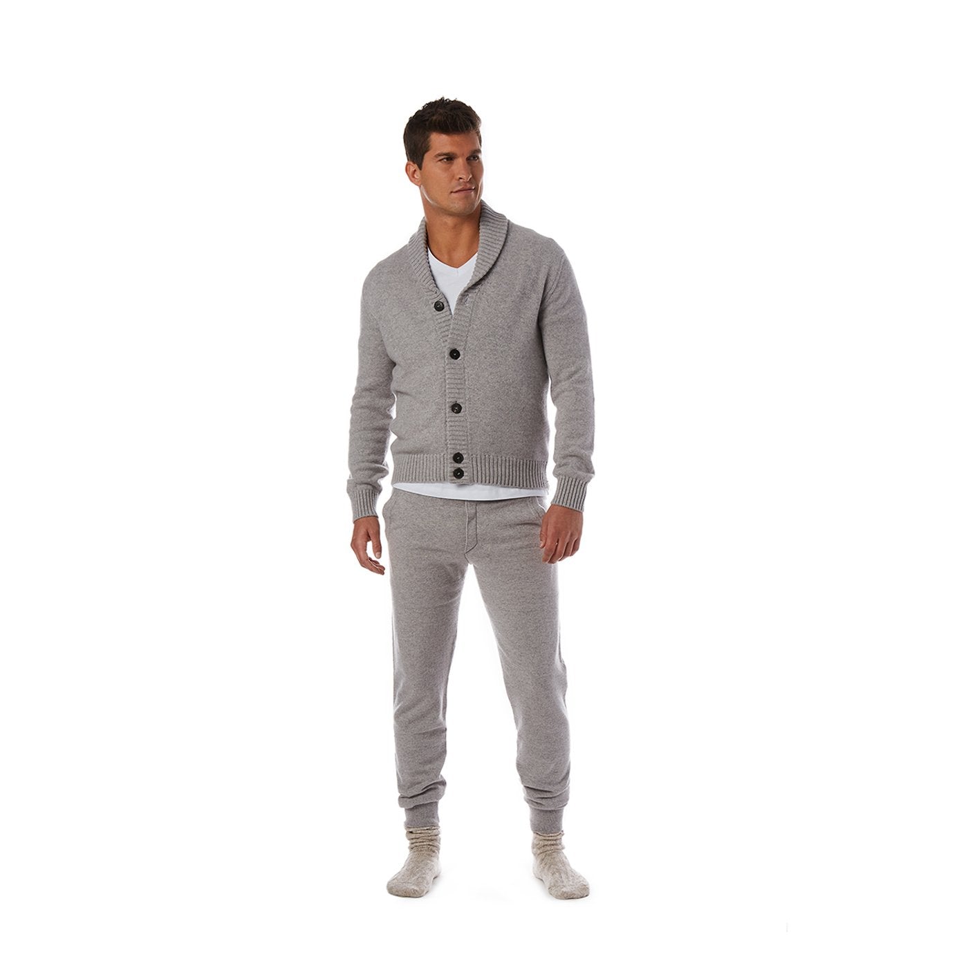 LIGHT GREY MELANGE